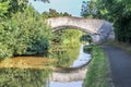 Bridge over the Shropshire Union canal Royalty Free Stock Photo