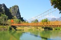 Bridge over Song River Royalty Free Stock Photo