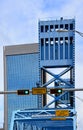 Bridge over St. Johns River in Jacksonville, Florida Royalty Free Stock Photo