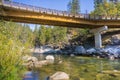 Bridge over Stanislaus River, Calaveras Big Trees State Park, California