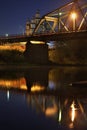 Bridge over the Sylva river in Kungur. Perm Krai. Russia Royalty Free Stock Photo