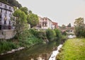 Bridge over the Ter river in the city of Ripoll