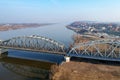 Bridge over Wisla river in Grudziadz