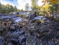 Bridge over Ãâ¦rÃÂ¥n river at Ãâ¦rÃÂ¥n natural reserve