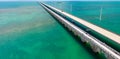 Bridge of Overseas Highway, Florida Royalty Free Stock Photo