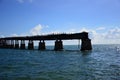 Bridge at the Overseas Highway on the Florida Keys Royalty Free Stock Photo
