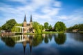 The bridge is part of the 1514 Oospoort and used to close the gate. Netherlands Canal Royalty Free Stock Photo