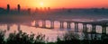 Bridge Paton at dawn
