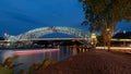 Bridge of peace in center of Tbilisi Georgia