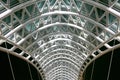 Bridge of Peace. Steel and glass construction Royalty Free Stock Photo