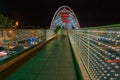 Bridge of Peace in Tbilisi at Night