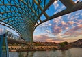 The Bridge of Peace Tbilisi Georgia Europe landmark