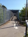 Bridge for Pedestrians and Cyclists with Spiked Steel Fence and Anti Climb Spikes