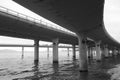 Bridge pier of yanwu bridge Royalty Free Stock Photo