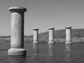 Bridge Piers Royalty Free Stock Photo