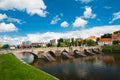 Bridge in Pisek Royalty Free Stock Photo
