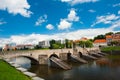 Bridge in Pisek Royalty Free Stock Photo