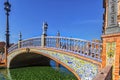 Plaza Espana in Sevilla , Spain. Royalty Free Stock Photo