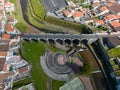 Bridge Ponte dos Oito Arcos, - Sao Miguel Island, Azores, Portugal Royalty Free Stock Photo