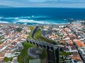 Bridge Ponte dos Oito Arcos, - Sao Miguel Island, Azores, Portugal Royalty Free Stock Photo