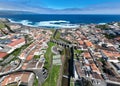 Bridge Ponte dos Oito Arcos, - Sao Miguel Island, Azores, Portugal Royalty Free Stock Photo