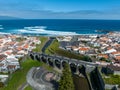 Bridge Ponte dos Oito Arcos, - Sao Miguel Island, Azores, Portugal Royalty Free Stock Photo