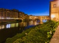 Bridge Ponte Vecchio in Florence - Italy Royalty Free Stock Photo