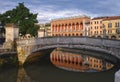 Bridge on Prato della Valle square, Padua, Italy