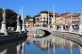 Bridge on the Prato della Valle square in Padua, Italy