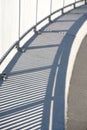 Bridge railings Royalty Free Stock Photo