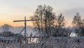 Bridge and Reed at Kalenberg Royalty Free Stock Photo