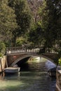 Bridge in Riva San Biasio in Venice near the Venetian Arsenal Royalty Free Stock Photo