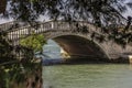 Bridge in Riva San Biasio in Venice near the Venetian Arsenal Royalty Free Stock Photo