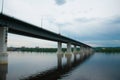 Bridge river column Royalty Free Stock Photo