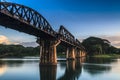 Bridge River Kwai. Royalty Free Stock Photo