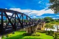 Bridge River Kwai Thailand . Royalty Free Stock Photo