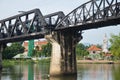 Bridge of the River Kwai is known as the Death Railway Royalty Free Stock Photo