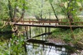 A bridge through the river Royalty Free Stock Photo