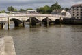 Bridge and river teifi,Wales, UK Royalty Free Stock Photo