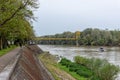 Bridge on the river Tisa near Novi Knezevac