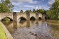 Bridge on River Wye, Bakewell, Derbyshire, UK Royalty Free Stock Photo