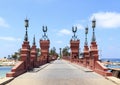 The bridge in Royal Park of El Montazah palace in Alexandria.