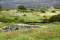 Bridge, Ruins Roman in bolonia beach