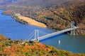 Bridge and sailboat Over the Hudson River Valley i