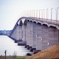 bridge san martin , over paraguay river ,argentina from gualeguay and fray bentos