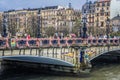 Maria Cristina Bridge in San Sebastian, Spain Royalty Free Stock Photo