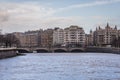 Bridge in San Sebastian city, Spain Royalty Free Stock Photo