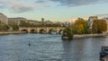 Bridge of sena river Royalty Free Stock Photo