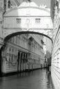 Bridge of Sighs called Ponte dei Sospiri in Italian Language in