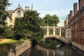 Bridge of Sighs, Cambridge. Royalty Free Stock Photo
